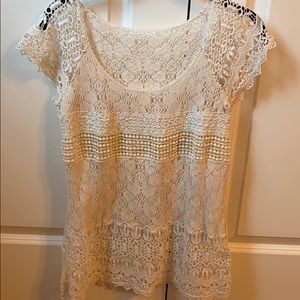 ANTHROPOLOGIE lace top